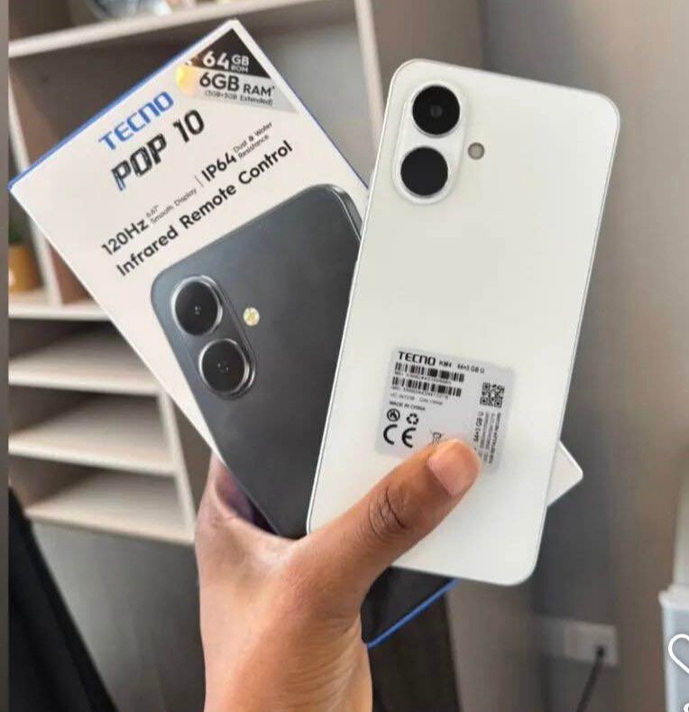 Tecno Pop 10 Smartphone 6GB RAM 64GB ROM
