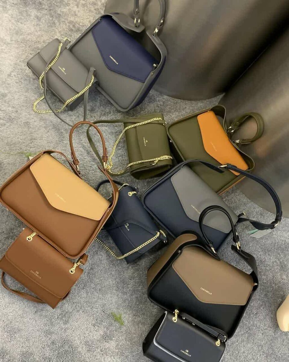 Chic Set de Sacs en Cuir