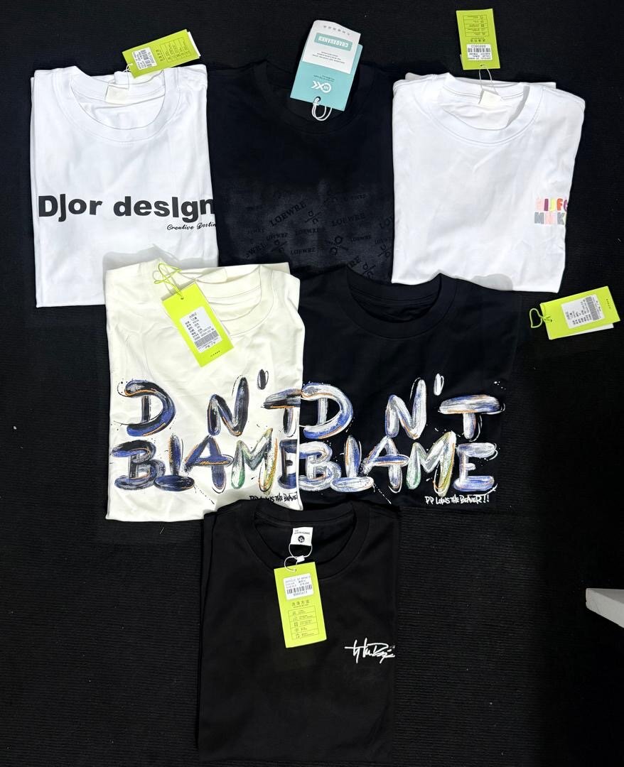 Lot de T-shirts tendance homme