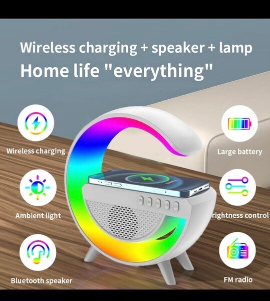 Lampe Haut-parleur et Chargeur