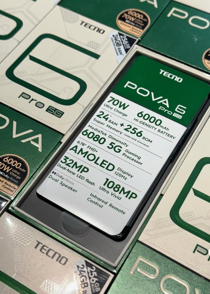 Tecno Pova 6 Pro 5G 256GB