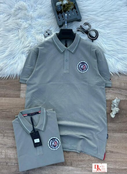 Polo homme gris élégant