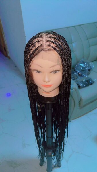 Breaded wig cap