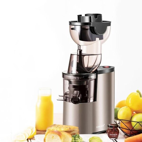 Sokany Whole Slow Juicer and Extractor - 150W - Silver - 600