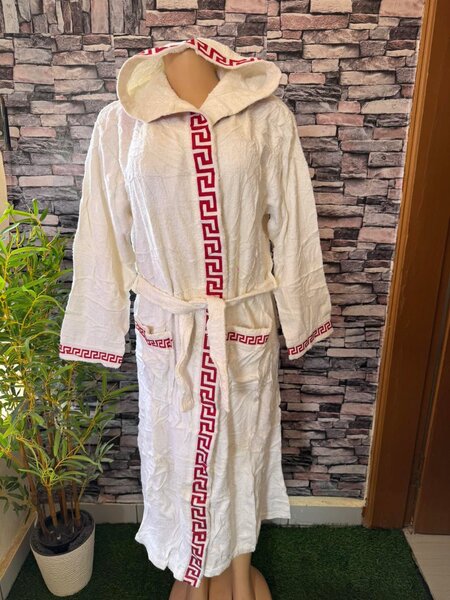 Peignoir de bain en coton doux