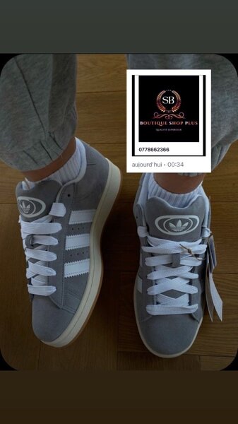 Basket adidas campus authentique avec sa boîte