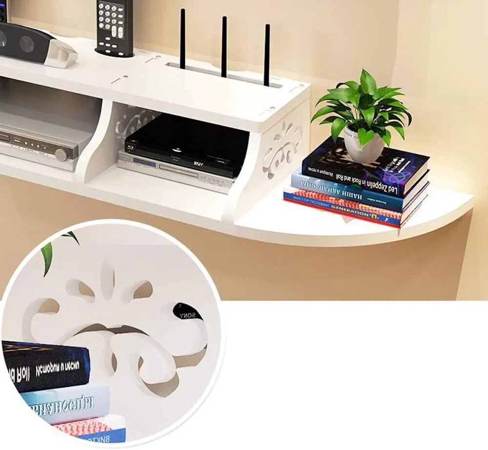 un étagère murale pour télé