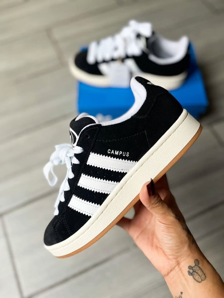 Chaussures Campus Noir-Blanc