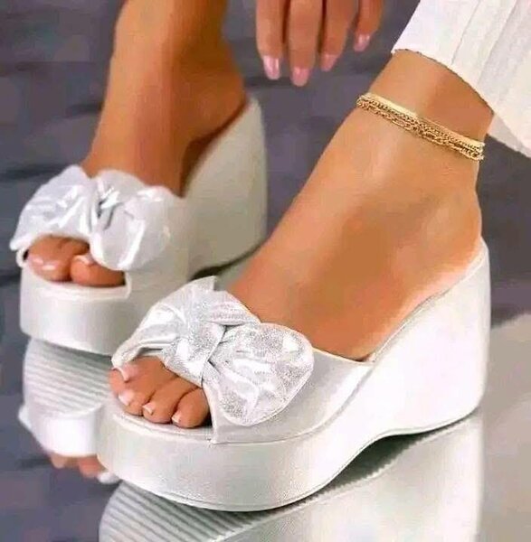 Sandales Plateformes Blanches Femme