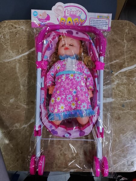 Poussette Jouet avec Poupée