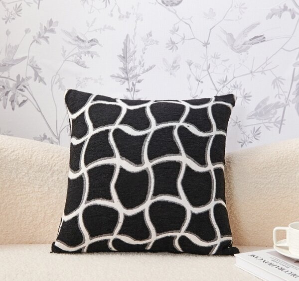 Coussin Déco Noir et Blanc
