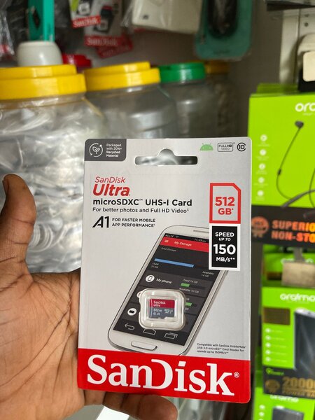 Original Sandisk 512 SD card