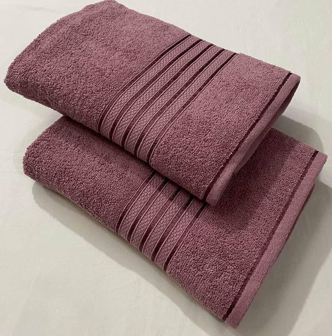 Viscose border pure cotton towel