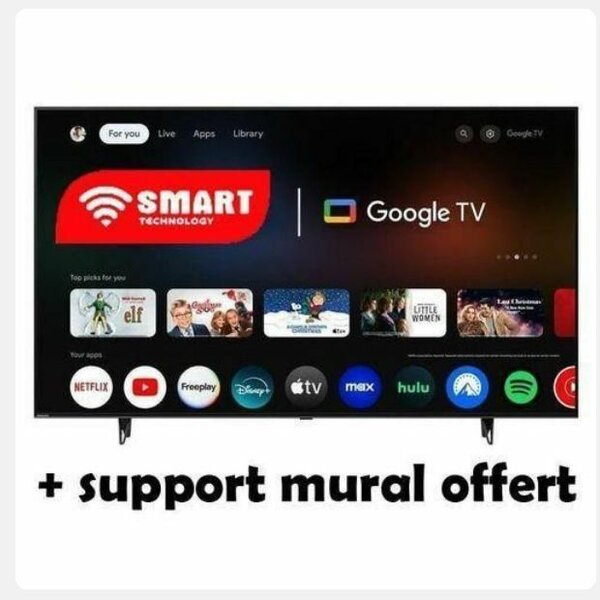 Smart TV 4K avec Google