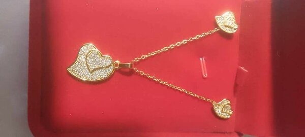 Gold Heart Chain Jewelry