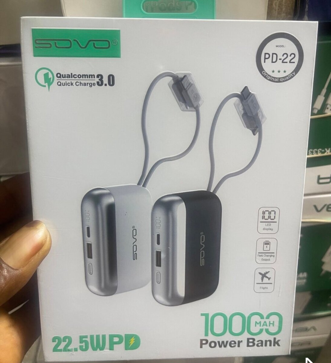 Batterie Externe 10000mAh SOVO