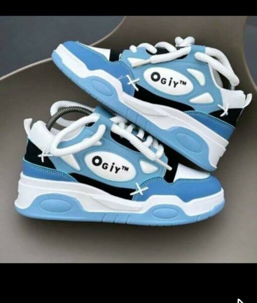 Sneakers tendance bleues