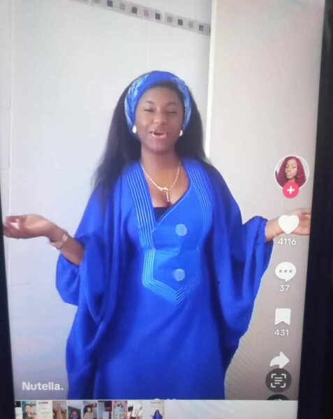 Robe Caftan Bleu Élégante