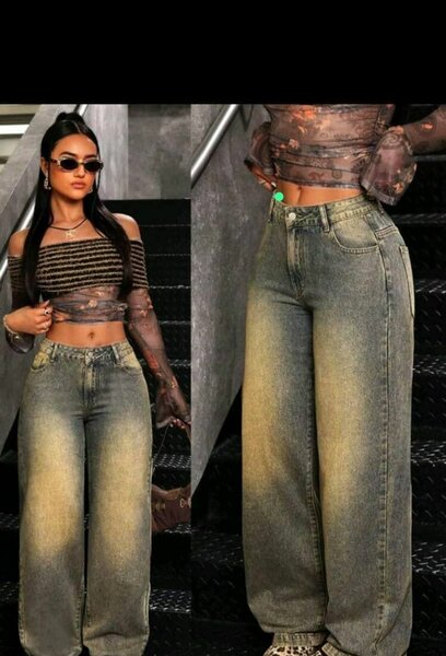 Jeans larges femme tendance