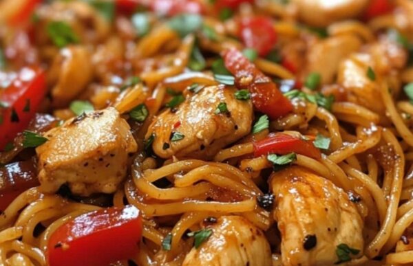 Délicieuses nouilles épicées