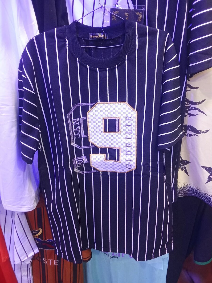 T-shirt rayé homme décontracté