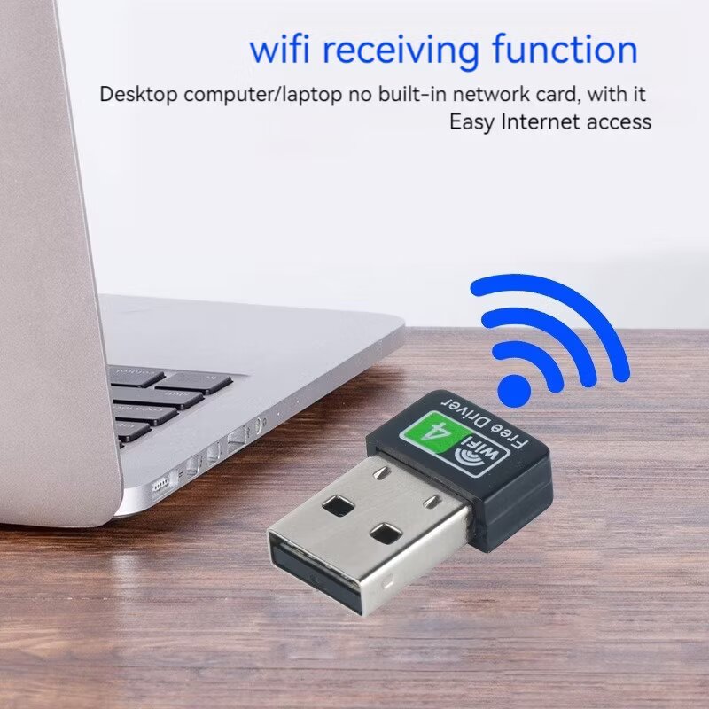 High-Speed WiFi Adapter 600Mbps - Dual Band 5.8G + 2.4G