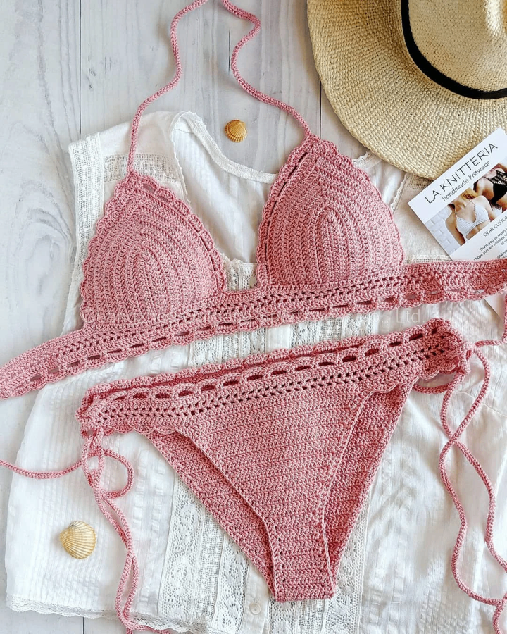 Maillot de bain en crochet