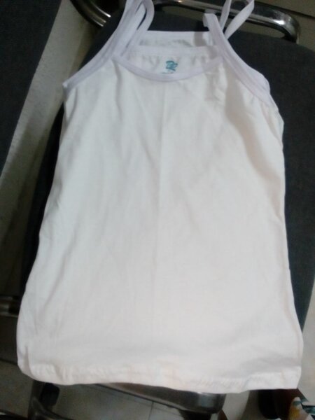 Débardeur blanc en coton