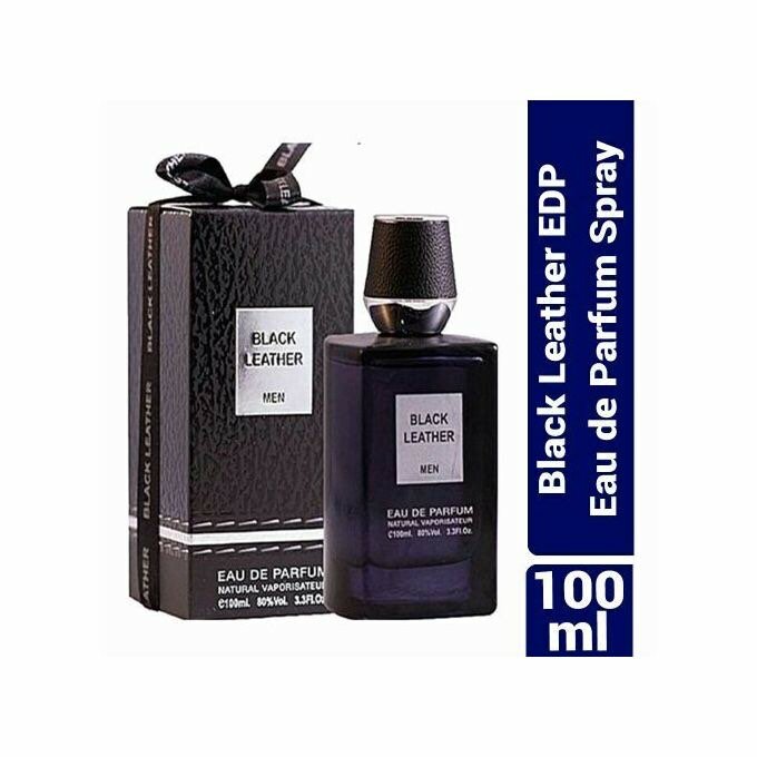 Fragrance World Black Leather Eau De Parfum Spray - 100ml