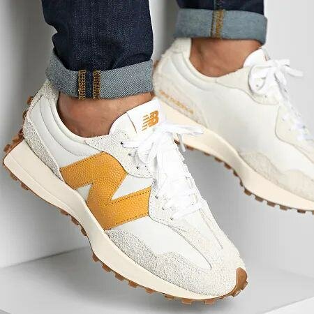 Baskets New Balance Blanc Jaune