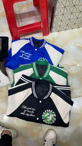 Veste style universitaire homme