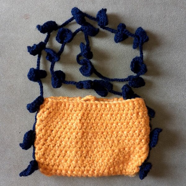 Handmade crochet sidebags for girls