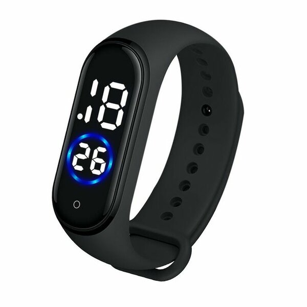 Montre Bracelet Silicone Non Connecter Affichage LED