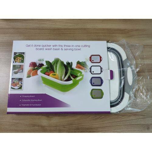 Panier de cuisine 3 en 1 pour laver et servir