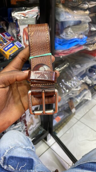 Ceinture en cuir pour homme