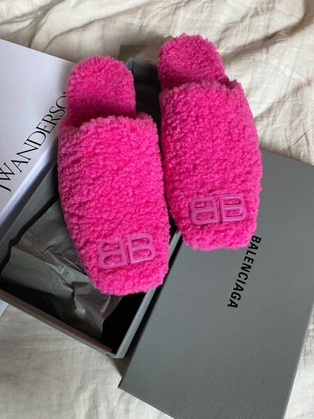 Balenciaga woolen mules sandals