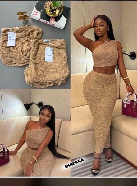 Ensemble chic beige pour femmes