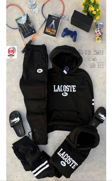 Survêtement Lacoste Noir Homme