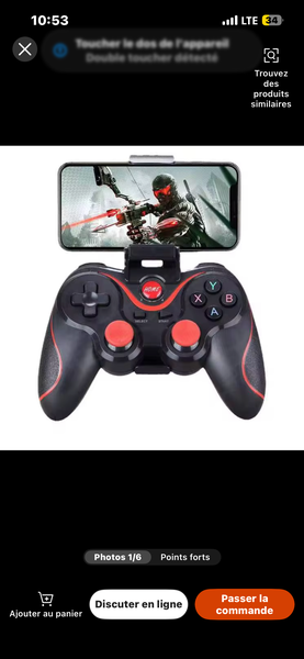 Manette de jeu Bluetooth