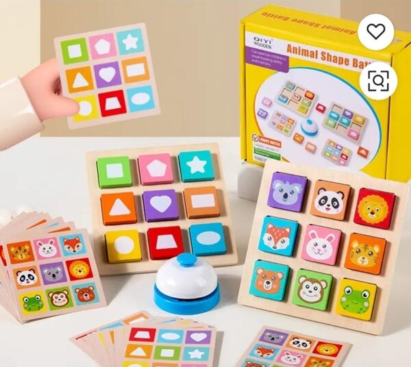 Jeu éducatif formes et animaux