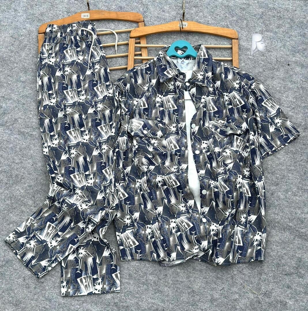 Pyjama Homme Imprimé Élégant