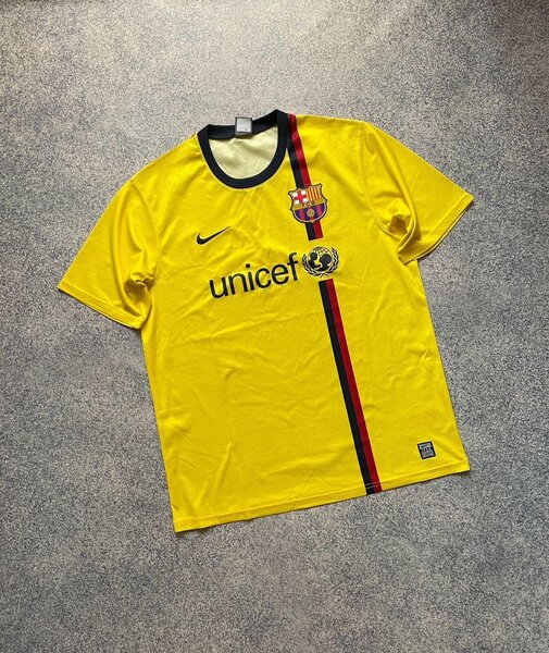 Maillot de football FC Barça jaune