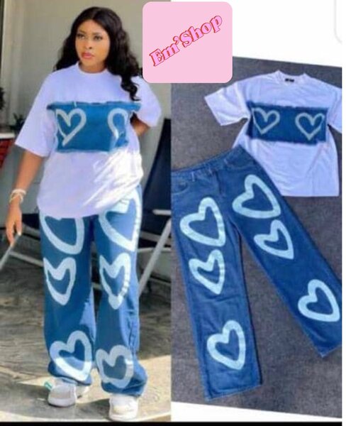 Ensemble hauts et Jean