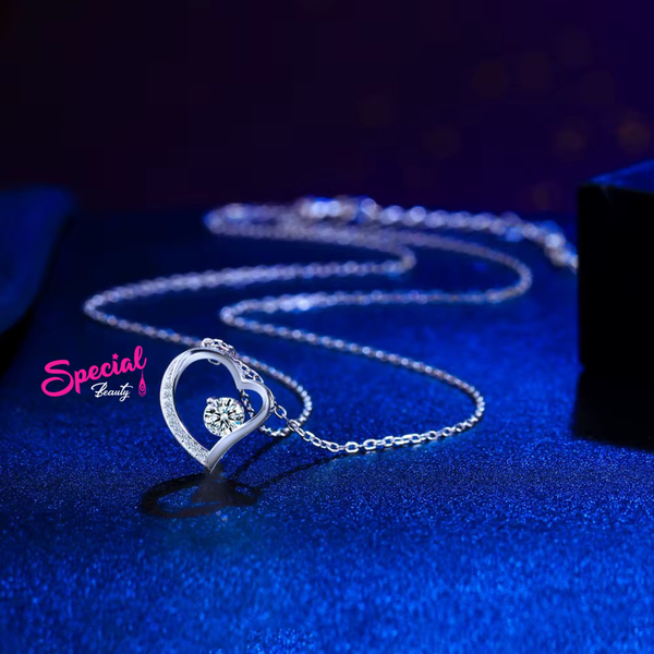 Collier Cœur Éclatant en Argent