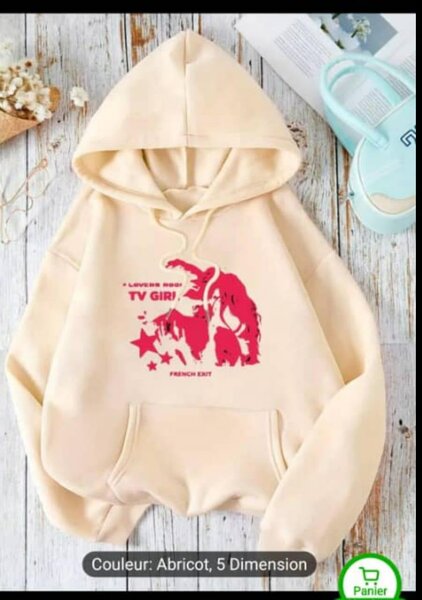 Sweat à capuche TV Girl pour femmes