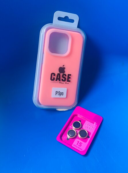 Coque + protection 15 Pro Rose