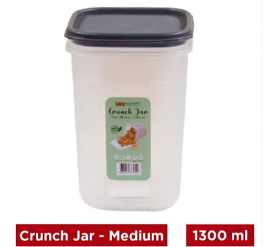 Beautiful Crunch Jar Size Medium 1300ml For Multipurpose Uses