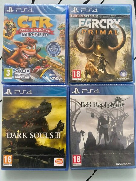 Lot de cd PS4 Divers