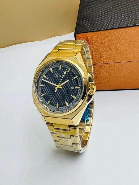 Montre dorée Citizen homme