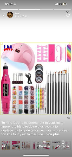 Kits permanent onglerie